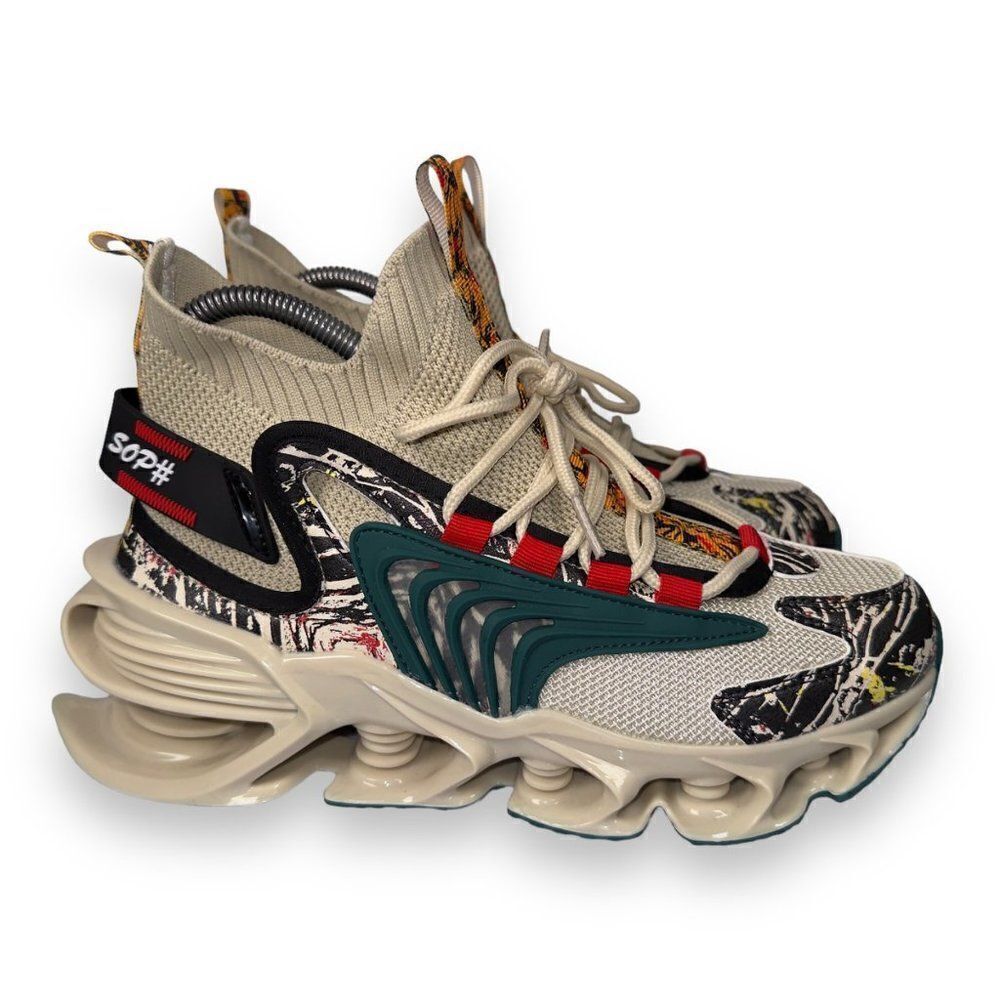 Navarox Dogfish Blade‎ Gen-Z Shock Sneakers Multicolor Men's 6 Women's 8.5 - Picture 4 of 9